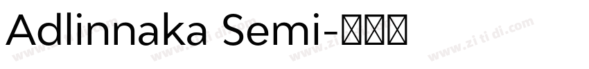 Adlinnaka Semi字体转换